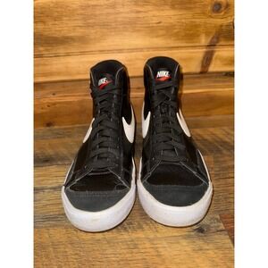 Nike Blazer Mid 77 GS Black White DA4086-002 Kids Size 5.5Y High Top Sneakers